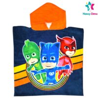 Πόντσο Παιδικό 50x100cm  Pj Masks Για Αγόρι Βαμβακερό