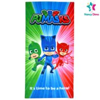 Πετσέτα 70x140cm Θαλάσσης  Pj Masks  Παιδική  Για Αγόρι Βαμβακερή