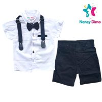 Σετ Παιδικό Με Πουκάμισο 5-6-7-8χρ. Nancy Dimo Για Αγόρι  Βαμβακερό