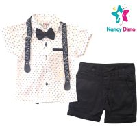 Σετ Παιδικό Με Πουκάμισο 5-6-7-8χρ. Nancy Dimo Για Αγόρι  Βαμβακερό