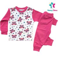 Πυζάμα Παιδική 10-11χρ Nancy Dimo Για Κορίτσι Interlock Βαμβακερή