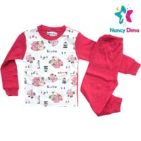 Πυζάμα Παιδική 4-5χρ Nancy Dimo Για Κορίτσι Interlock Βαμβακερή