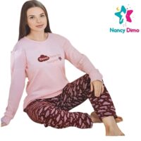 Πυζάμα Γυναικεία Νο XL Interlock Nancy Dimo