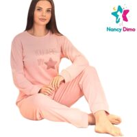 Πυζάμα Γυναικεία Νο XL Interlock Nancy Dimo