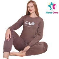 Πυζάμα Γυναικεία Νο Μ Interlock Nancy Dimo