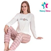 Πυζάμα Γυναικεία Νο XL Interlock Nancy Dimo