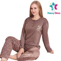Πυζάμα Γυναικεία Νο Μ Interlock Nancy Dimo