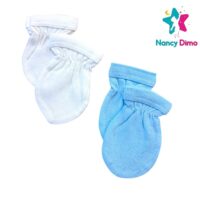 Βρεφικά Γαντάκια Χούφτες 2 Ζεύγη Nancy Dimo Για Αγόρι Βαμβακερά