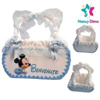Βρεφικό Καλαθάκι Καλωσορίσματος  Nancy Dimo Για Αγόρι