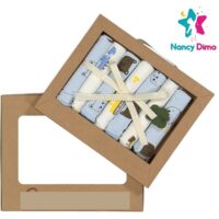 Βρεφικές Λαβέτες Ώμου 6αδα 21x21cm Βαμβακερές Nancy Dimo Για Αγόρι