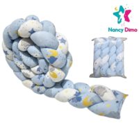 Βρεφική Πλεξούδα 240x17cm Nancy Dimo Για Αγόρι Βαμβακερή