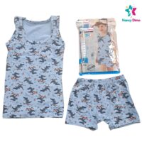 Σετ Φανελάκι - Boxer  Παιδικό  Νο 2-3 Βαμβακερό 95% Elastan 5%