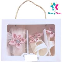 Παπούτσι Με Κορδέλα Nancy Dimo Για Κορίτσι 0-6 μηνών Βαμβακερό