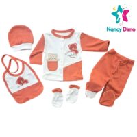 Σετ Ρούχων Βρεφικό Nancy Dimo 0-3μην. Από Οργανικό Βαμβάκι Για Αγόρι/Κορίτσι