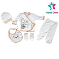 Σετ Ρούχων Βρεφικό Nancy Dimo 0-3μην.Για Κορίτσι/Αγόρι Βαμβακερό