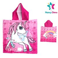 Πόντσο Παιδικό 50x100cm Unicorn Walt Disney Για Κορίτσι WATER ABSORBENT - FAST DRY//Απορροφητικό νερού-Γρήγορο Στέγνωμα