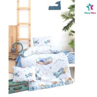 Βρεφικό Σετ Σεντόνι Κούνιας 100x150cm Με Μαξιλαροθήκη 35x45cm Και Παπλωματοθήκη 100x150cm Nancy Dimo Για Αγόρι Βαμβακερό 100%