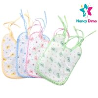 Σαλιάρα Αδιάβροχη  Με Κορδονάκι 12αδα Nancy Dimo  Για Αγόρι/Κορίτσι  Βαμβακερή