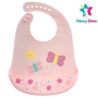 Σαλιάρα Σιλικόνης  Nancy Dimo Για Κορίτσι