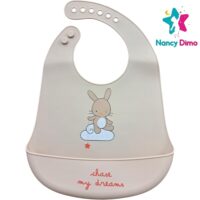 Σαλιάρα Σιλικόνης  Nancy Dimo Για Αγόρι/Κορίτσι