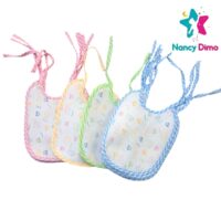 Σαλιάρα Αδιάβροχη  Με Κορδονάκι 12αδα Nancy Dimo  Για Αγόρι/Κορίτσι  Βαμβακερή