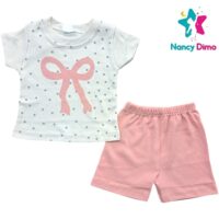 Σετ Βρεφικό  6-9-12-18μην. Nancy Dimo Για Κορίτσι Βαμβακερό