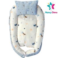Φωλιά Βρεφική Διπλής Όψεως 0-6μην. Nancy Dimo  Για Αγόρι  Βαμβακερή
