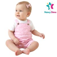 Ολόσωμο Φορμάκι Nancy Dimo 3-6-9μην Για Κορίτσι Βαμβακερό