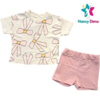 Σετ Βρεφικό  6-9-12-18μην. Nancy Dimo Για Κορίτσι Βαμβακερό